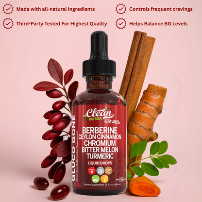 Berberine + Ceylon Cinnamon Regular Drops (6mL)